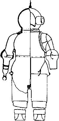 Скафандр Рестуччи, 1904 г.